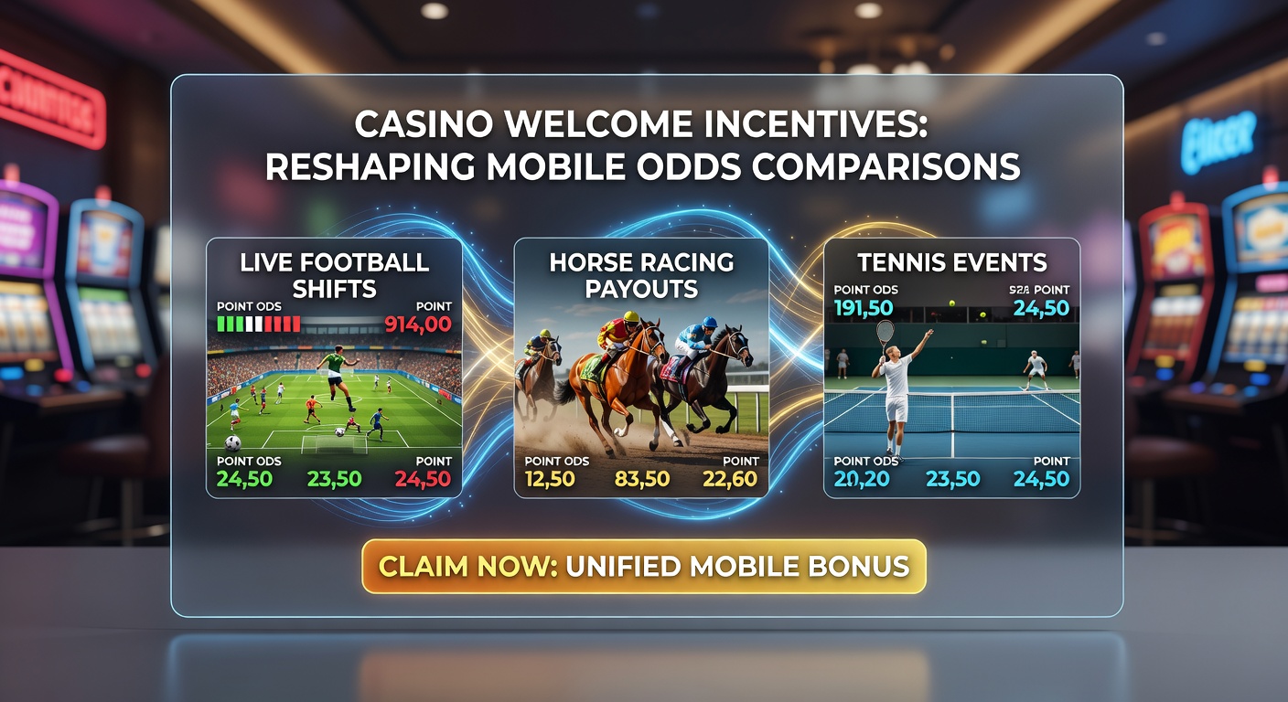 Mobile Geräte zeigen Casino-Boni und Quotenvergleiche für Fußball, Pferderennen und Tennis