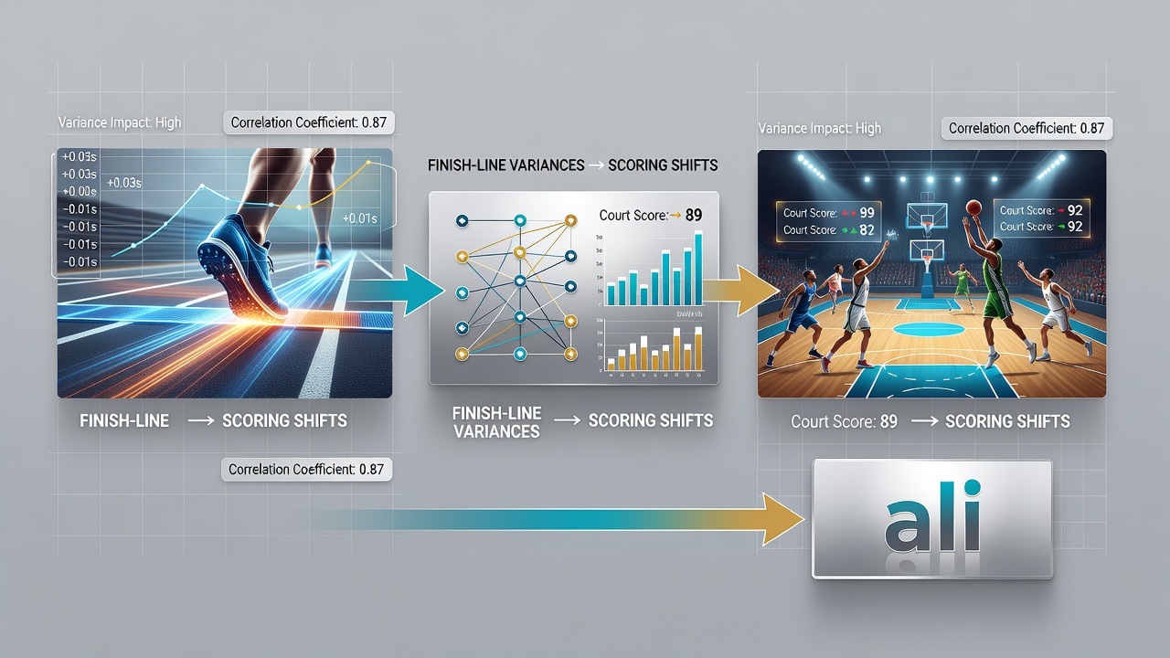 Analyse-Tool zeigt Verknüpfung von Track-Metriken und Court-Scoring in digitalen App-Sessions für Incentive-Abstimmung