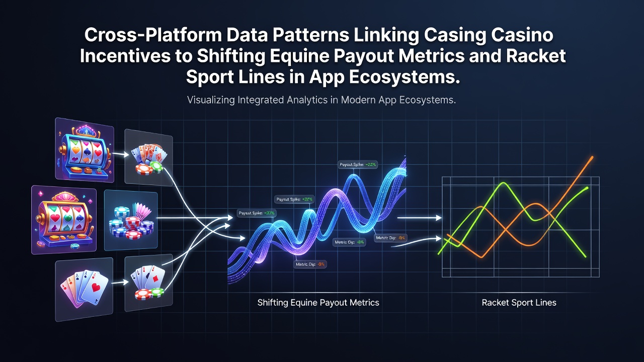 Datenvisualisierung zeigt Verknüpfungen zwischen Casino-Boni und Sportwetten-Metriken in mobilen Apps