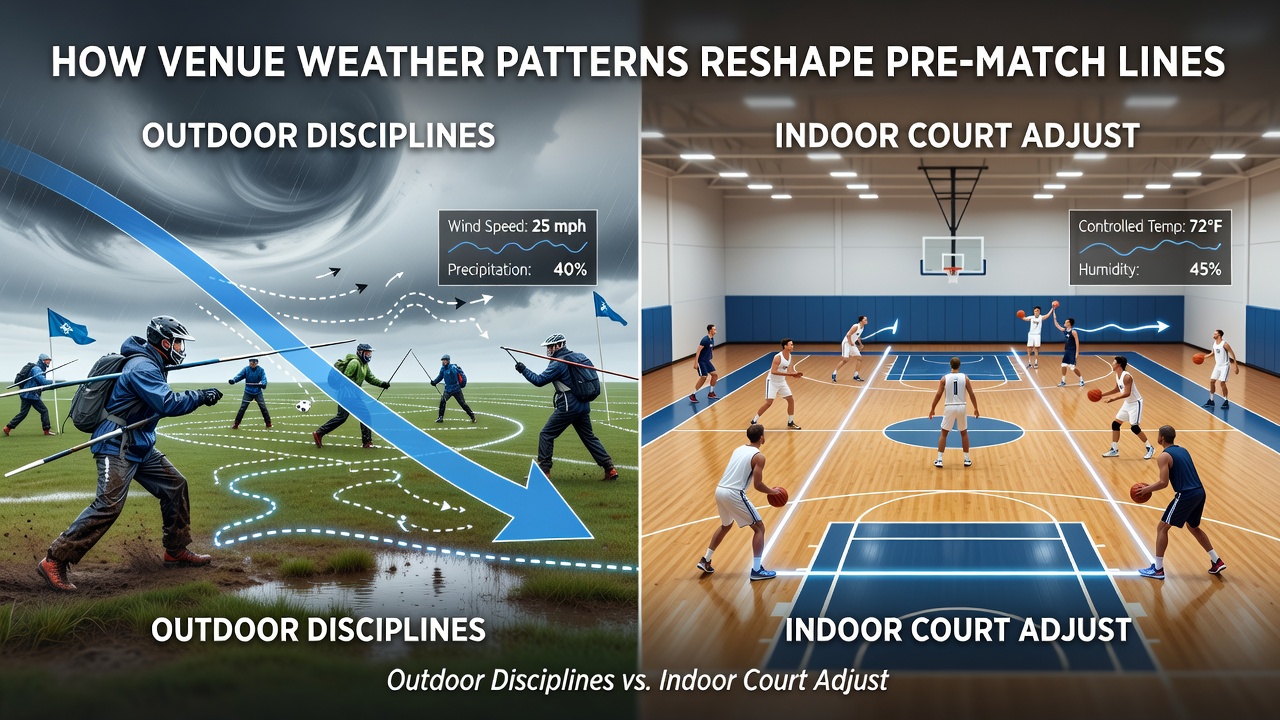 Vergleich von Linienanpassungen bei Outdoor- und Indoor-Events