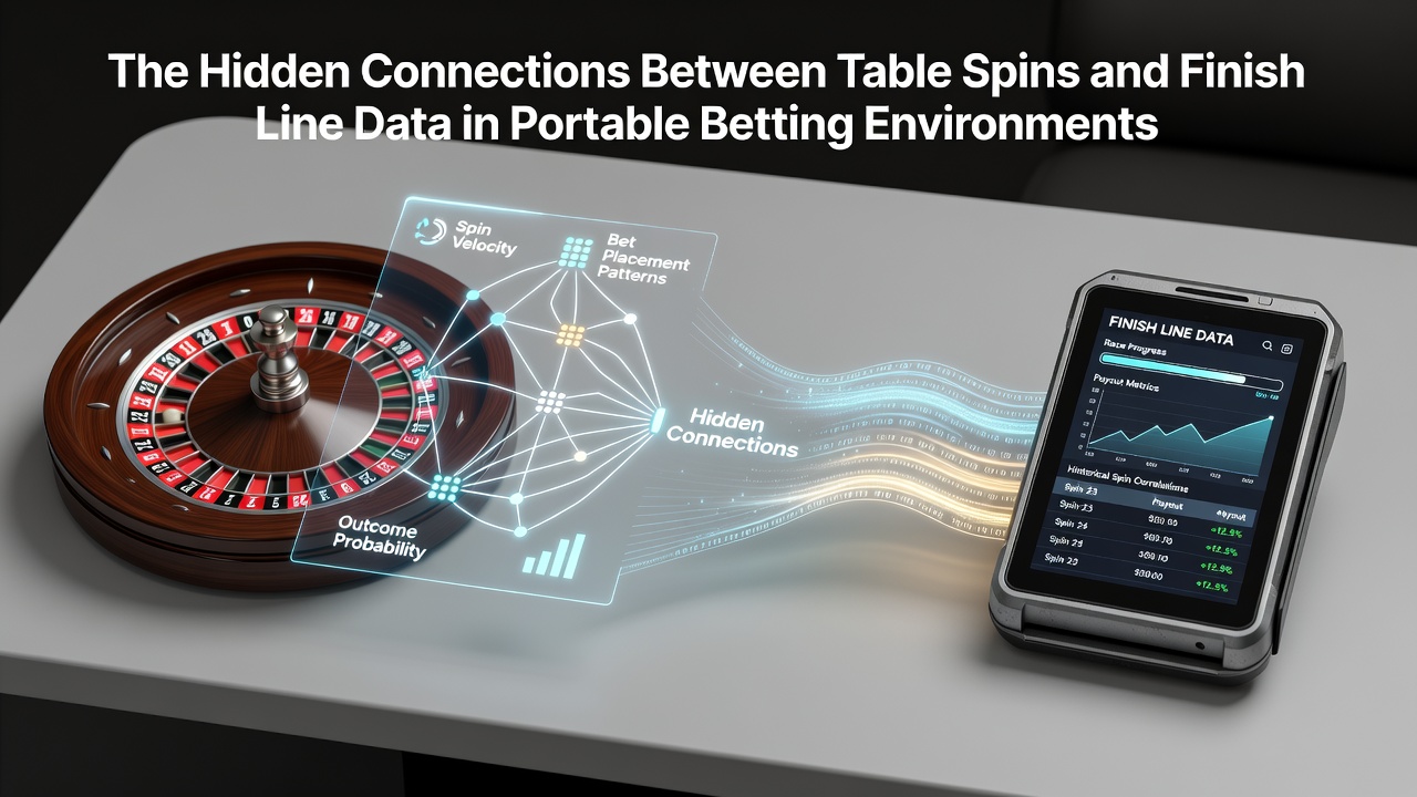 Datenströme zwischen mobilen Roulette-Spins und Rennbahn-Ziellinien auf portablen Geräten